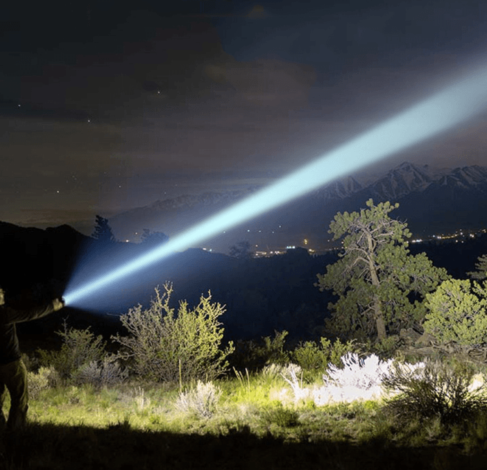 New Titanium Laser Flashlight